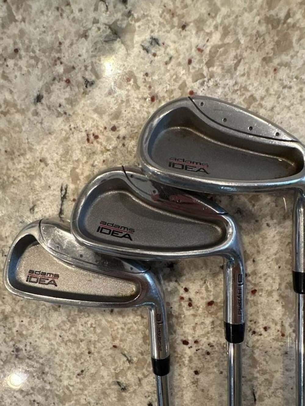 Adams Golf Idea A1 Hybrid Iron Set 3-Piece Lot (6 Iron, 7 Iron, Pitching Wedge)